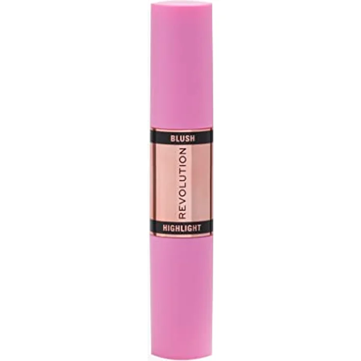 Makeup Revolution, Blush & Highlight Stick, Mauve Glow, Rouge und Highlighter für das Gesicht, 4.3g – Bild 2