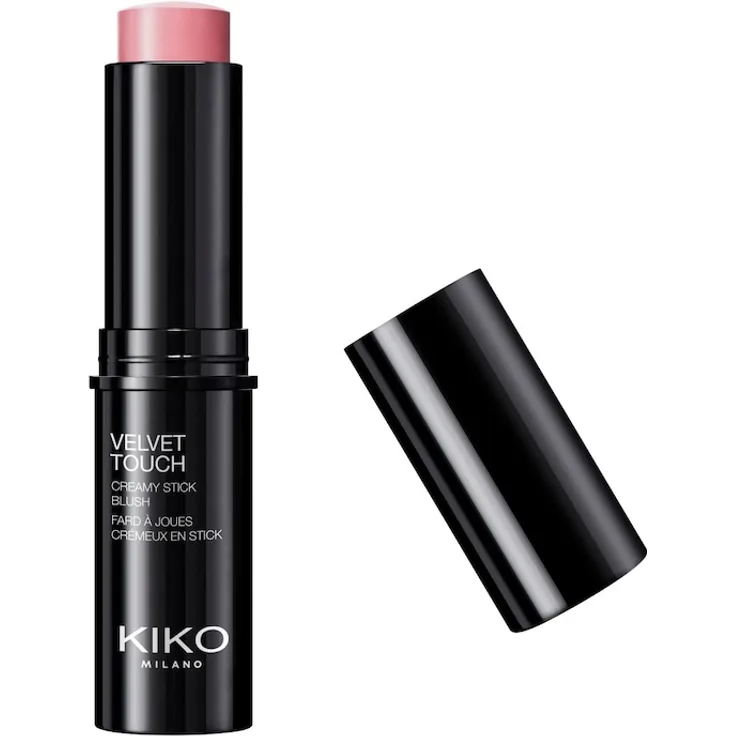 KIKO Milano Velvet Touch Creamy Stick Blush, Rouge in Natural Rose, 10 g, dermatologisch getestet und für empfindliche Haut geeignet