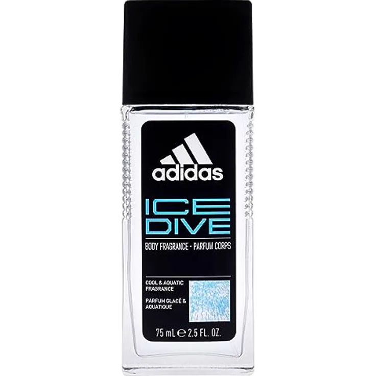 Adidas Ice Dive Deodorant Zerstäuber für Herren, 75ml, parfümiert, frischer Duft