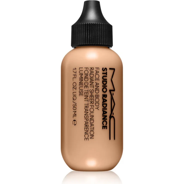 MAC Cosmetics Studio Radiance Face and Body Radiant Sheer Foundation, leichtes Make-up für Gesicht und Körper, Farbton N3, 50 ml