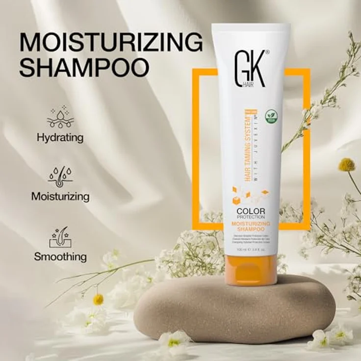 GK Hair Color Protection Moisturizing Shampoo, 100 ml, hydratisierendes Shampoo zum Schutz der Haarfarbe ohne Sulfate – Bild 8