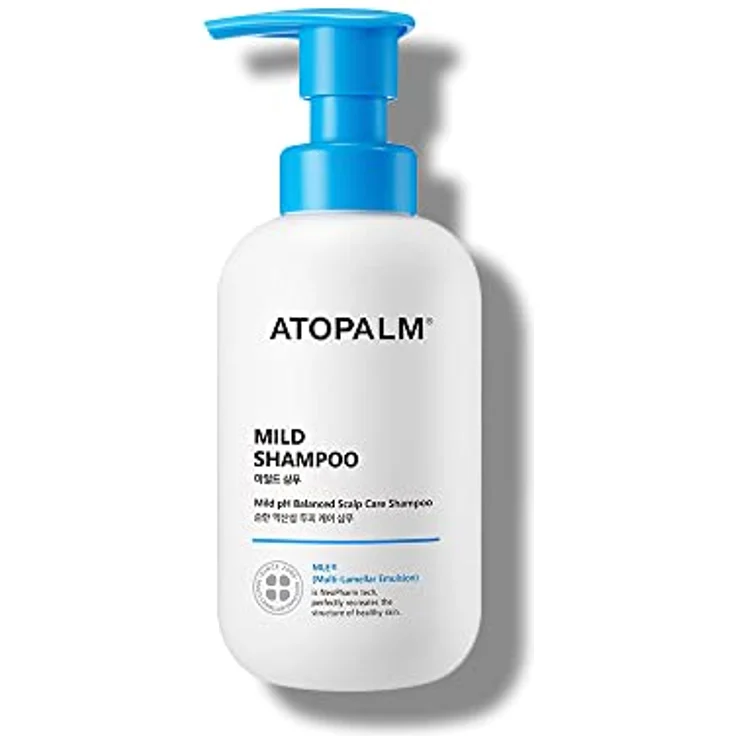 ATOPALM MLE Cleansing, extra sanftes Shampoo für empfindliche Kopfhaut, 300 ml - täglich anwendbar, reduziert Juckreiz und Haarbruch – Bild 1