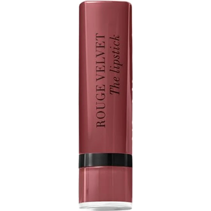 Bourjois Rouge Velvet The Lipstick Lippenstift, 52 Spicy Fig, 2,4 g - 24 Stunden lebendige Farbe, feuchtigkeitsspendend – Bild 1