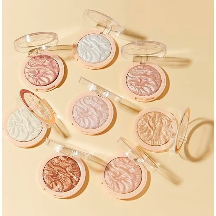 Makeup Revolution London Re-loaded Hochpigmentierter pudriger Highlighter 10 g Farbton Peach Lights – Bild 5