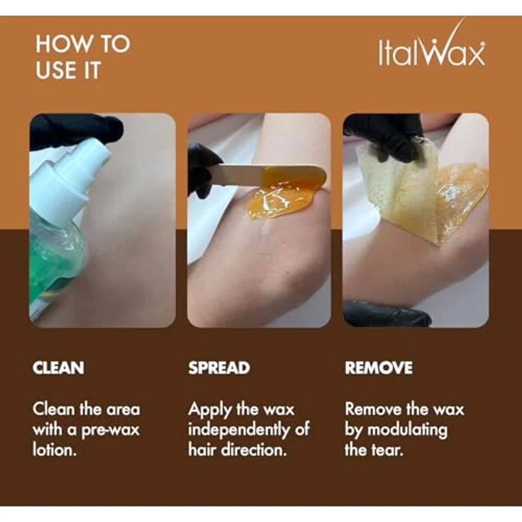Italwax Film wax Wachsperlen Nature 1 kg Heißwachs – Bild 6