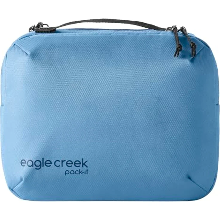 Eagle Creek Pack-It Reveal Trifold Toilettenartikel-Set, Blue Dawn, Einheitsgröße mit drei großen Fächern – Bild 2