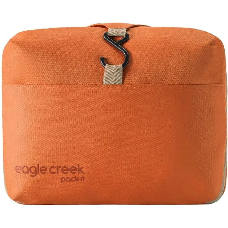 Eagle Creek Pack-It Kulturbeutel, 25 cm x 8 cm x 20 cm, aus 100% Polyester, orange