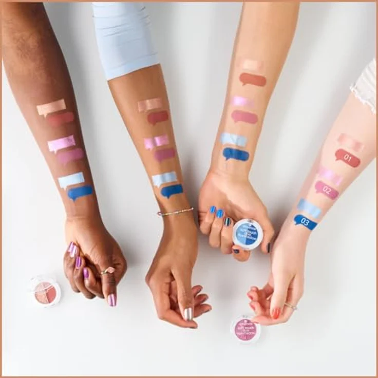 essence cosmetics soft touch duo eyeshadow, Braun, langanhaltend, sofortiges Ergebnis, vegan, ohne Mikroplastikpartikel, Nanopartikel frei, ohne Parfüm, 1er Pack (1.8g) – Bild 4