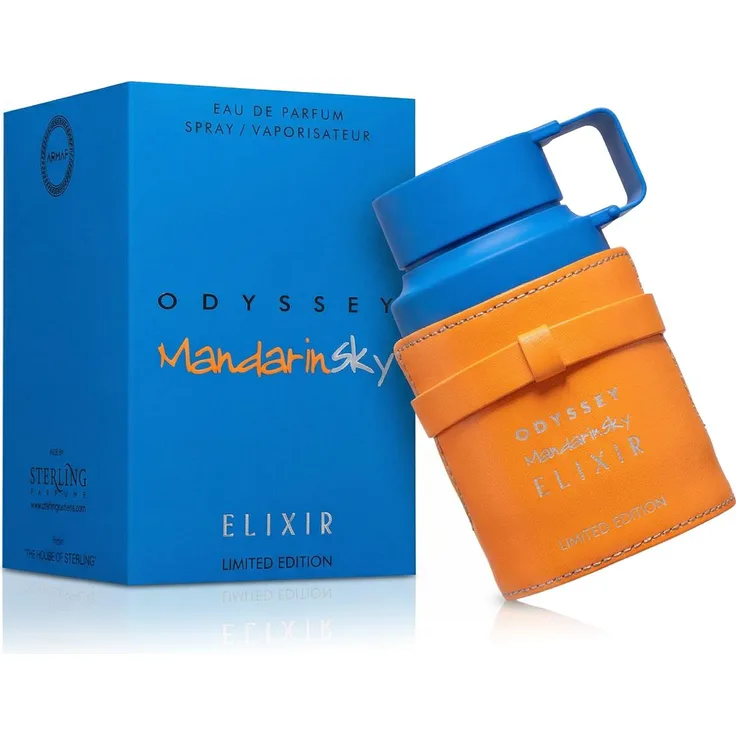 Armaf Odyssey Mandarin Sky Elixir, Eau De Parfum 100 ml Unisex, orientalisch-holziger Duft mit Mandarinen, Lavendel und Karamell