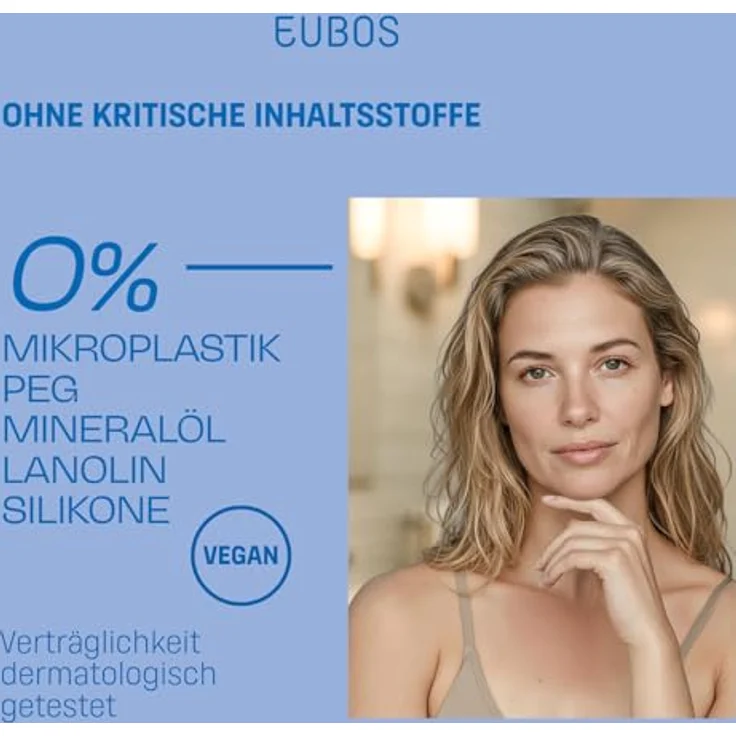 Dr.Hobein Eubos Basis Pflege Hautbalsam F, 200 ml medizinische Gesichtscreme für empfindliche Haut – Bild 6