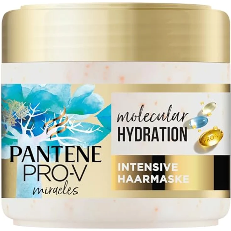 Pantene Pro-V Deep Hydration Haarmaske mit Biotin, 300ml – Intensive Pflege für trockenes Haar, 100% weicheres Haar nach 1 Anwendung, für täglichen Gebrauch geeignet – Bild 1