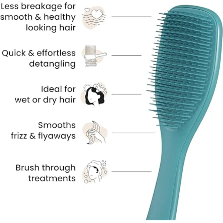 Tangle Teezer The Ultimate Detangler Haarbürste, speziell entworfene Borsten für schmerzfreies Entwirren, Transformative Teal – Bild 4