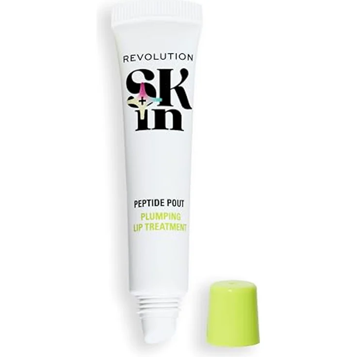 Revolution Skincare Peptide Pout Lip Balm, feuchtigkeitsspendender Lippenbalsam mit Volumenwirkung, vegan und tierversuchsfrei, 15ml – Bild 4