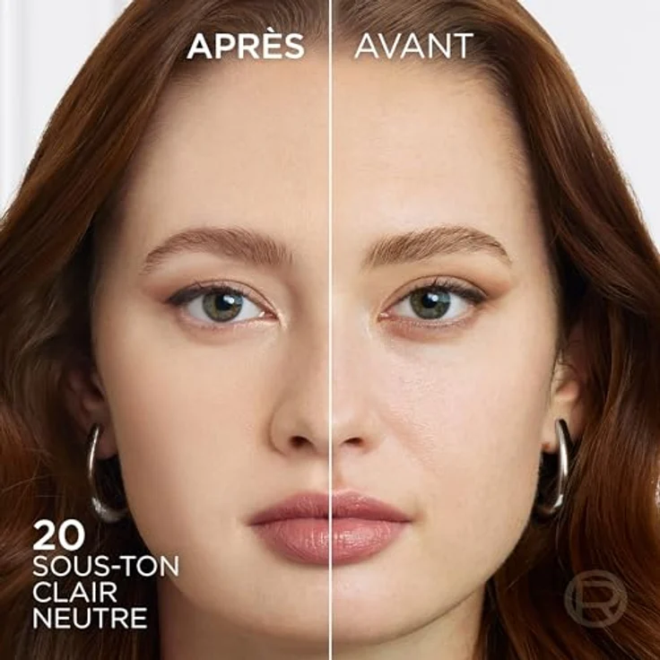 L’Oréal Paris Infaillible Skin Ink Make-up und Korrektor, 15 ml, Farbe 20 Light Neutral, mit Langzeiteffekt und ausgezeichneter Abdeckung – Bild 4