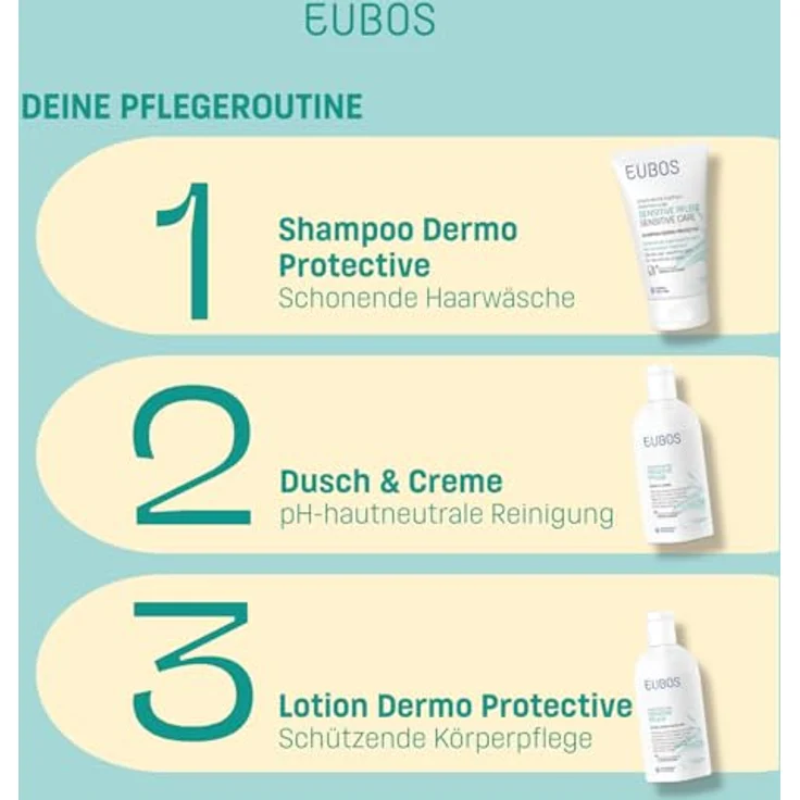 EUBOS SENSITIVE Shampoo Dermo Protectiv, 150 ml - sanfte Pflege für empfindliche Kopfhaut – Bild 7