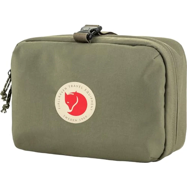 Fjällräven Färden Necessaire, Beauty Case mit zahlreichen Fächern, leicht gepolstert, Grün, (3 l) – Bild 3