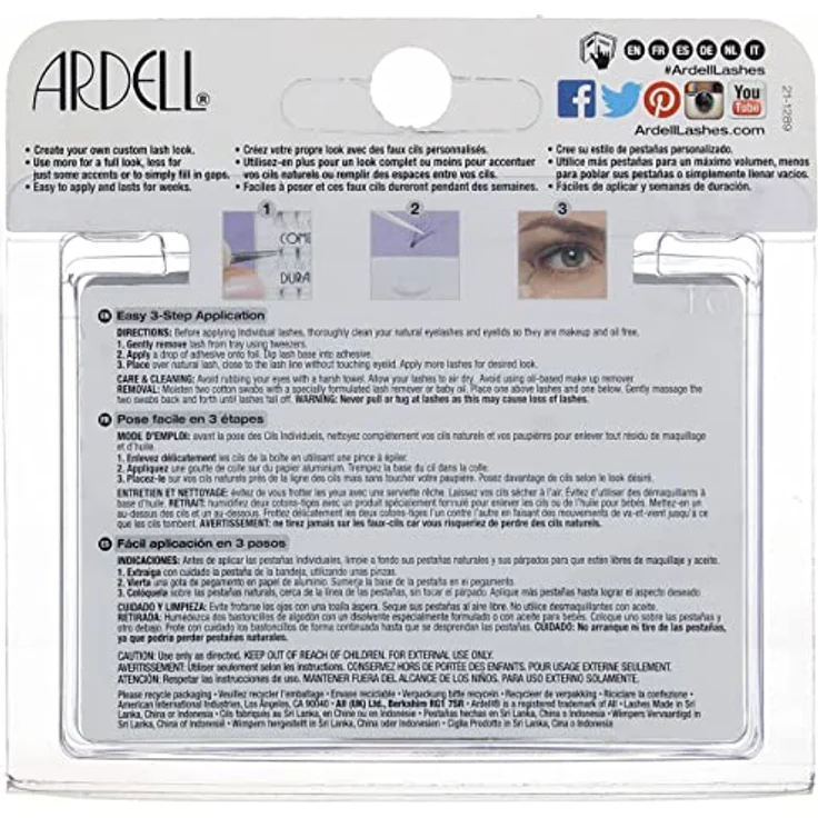 Ardell Augen Wimpern Duralash Naturals Medium Black 1 Stk. Wimpern, Dekorative Kosmetik Make-up Accessoires – Bild 4