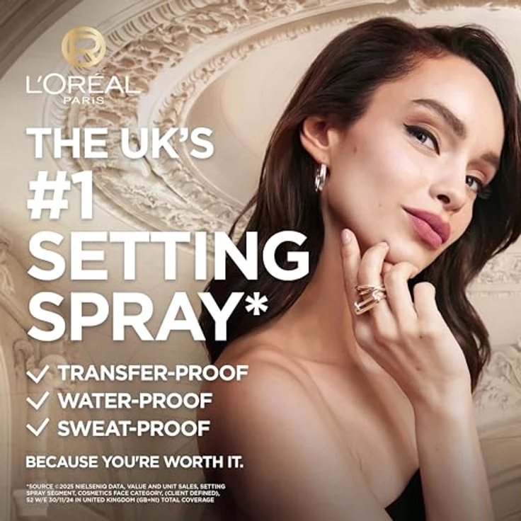 L'Oréal Paris Infaillible 3-Second Setting Mist, 150 ml, schnelltrocknendes Fixierspray mit 36 Stunden Haltbarkeit, wasserfest und hitzeresistent – Bild 3