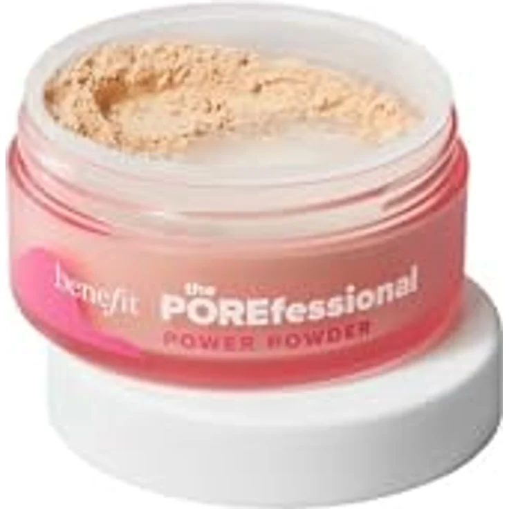 Benefit The POREfessional Power Powder, mattierendes loses Puder zum Fixieren für Damen, 8 g, transparent – Bild 1