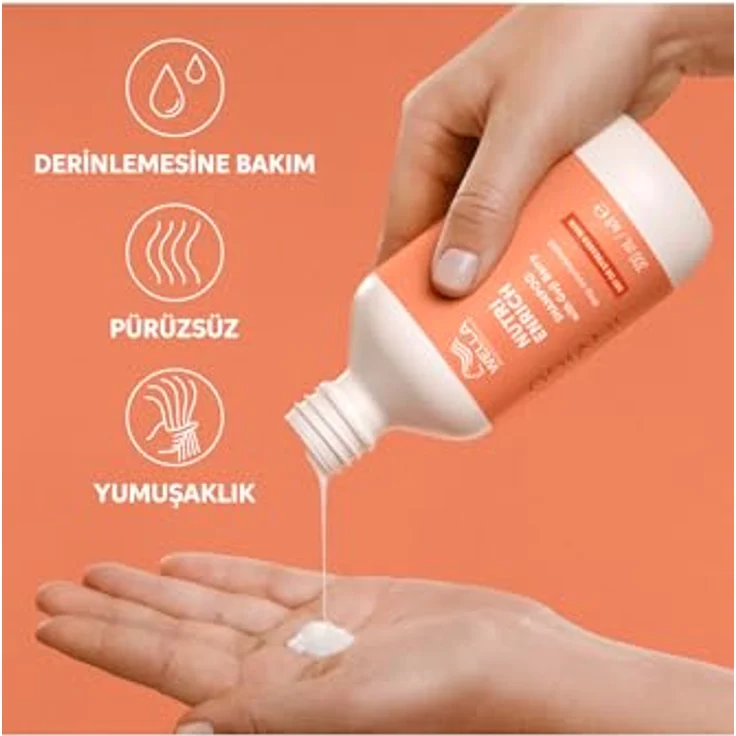 WELLA Invigo Nutri-Enrich Shampoo, Trockenes Haar, flüssig, 100 ml – Bild 2