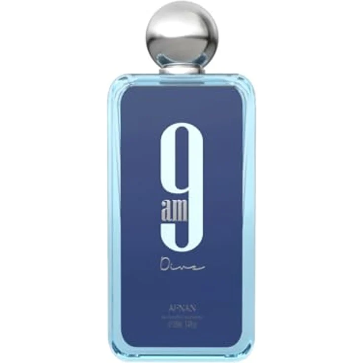 Afnan 9 am Dive Eau de Parfum unisex 100 ml EDP, Herren, Geschenk, belebender Duft – Bild 1