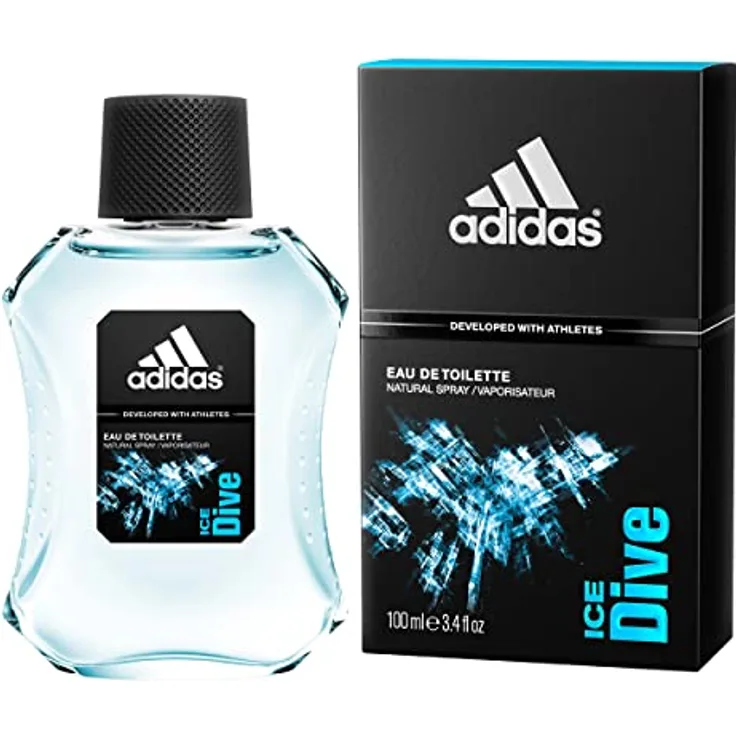 adidas Ice Dive Men EDT Spray 100.0 ml, 1er Pack (1 x 100 ml)