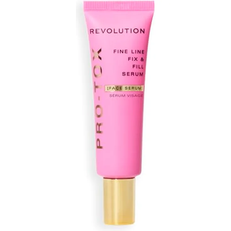 Revolution PRO Miracle Pro-Tox Fine Line Fix and Fill Serum, Gesichtsserum gegen Falten mit Hyaluronsäure und Sheabutter, 30 ml