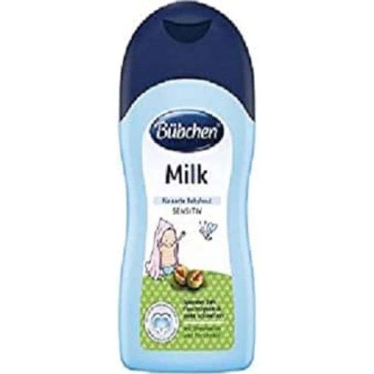 BÜBCHEN Hautcreme Bübchen Milk, feuchtigkeitsspendende Körpermilch für Baby- und Erwachsenenhaut, 400 ml – Bild 2