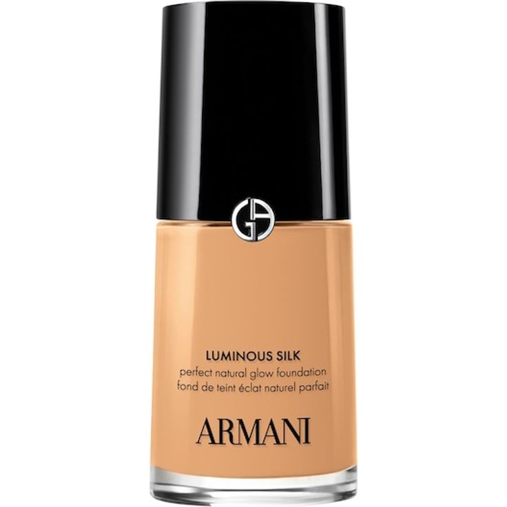 Armani Teint Luminous Silk Foundation, 30 ml, ölfreie Textur mit semi-mattem bis strahlendem Finish, langanhaltend, individuell aufbaubare Deckkraft, Micro-Fil-Technologie