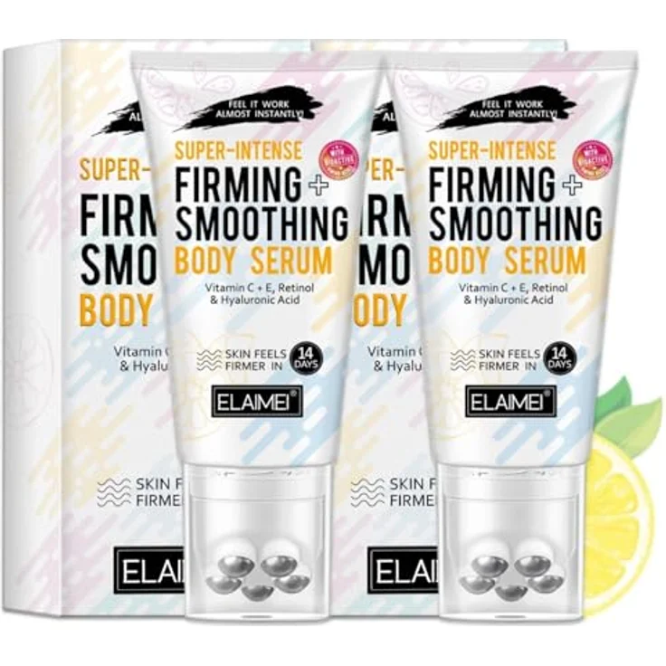 P-Beauty Super Intensive Straffende Körpercreme mit Massage Applikator, 120g, feuchtigkeitsspendend, fettverbrennend, für alle Hauttypen – Bild 1