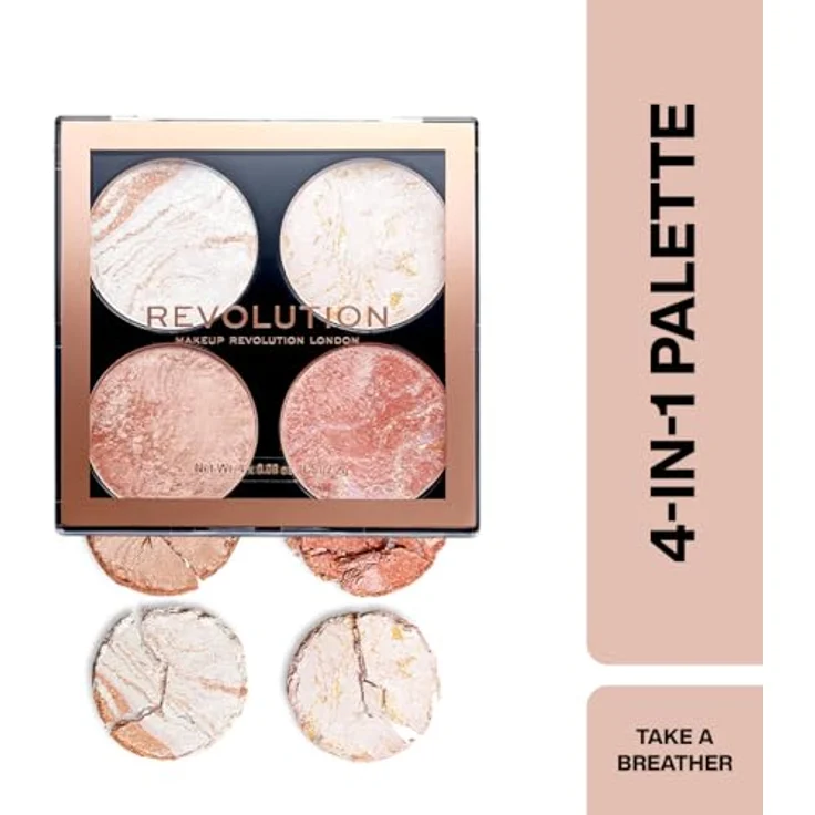 Makeup Revolution London Cheek Kit Take A Breather 8,8gr Brightener for Women – Bild 4