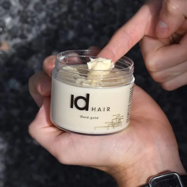 ID Hair IdHAIR Hart-Gold-Haarwachs für kurzes Haar, starker Halt, 100 ml (3 Stück) – Bild 3
