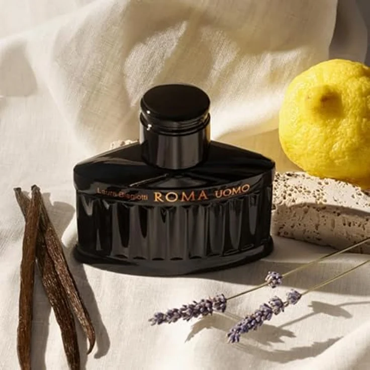 Laura Biagiotti Roma Men Extreme Black, Herrenduft in 75ml, elegante Flasche im designorientierten Stil – Bild 5