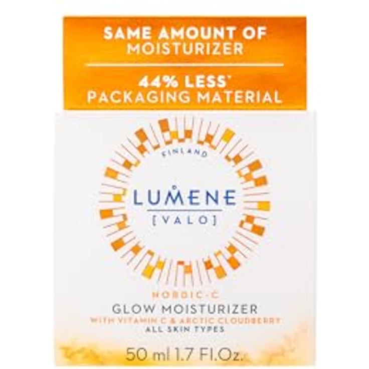 LUMENE Nordic-C [VALO] Glow Moisturizer Feuchtigkeitscreme mit Vitamin C und Hyaluronsäure, Vegan 50ml, strahlende Haut durch arktische Moltebeeren – Bild 2