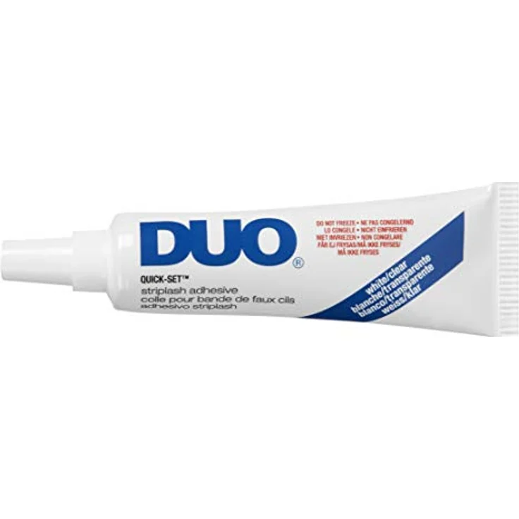 ARDELL DUO Wimpernkleber Transparent (14gr) mit Schnelltrocken-Formel & extra starkem Halt für falsche Wimpern zum Kleben | Das Original der Wimpernverlängerung | Quickset Clear, Tube & wasserfest – Bild 2