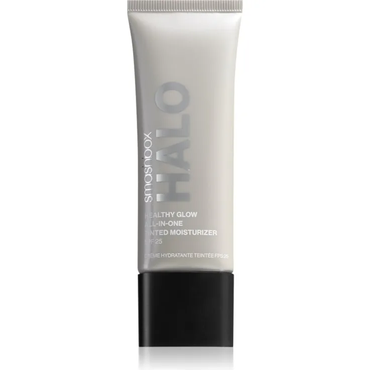 Smashbox Halo Healthy Glow All-in-One Tinted Moisturizer SPF 25, tönende Feuchtigkeitscreme mit aufhellender Wirkung, Farbton Tan Medium Dark, 40 ml