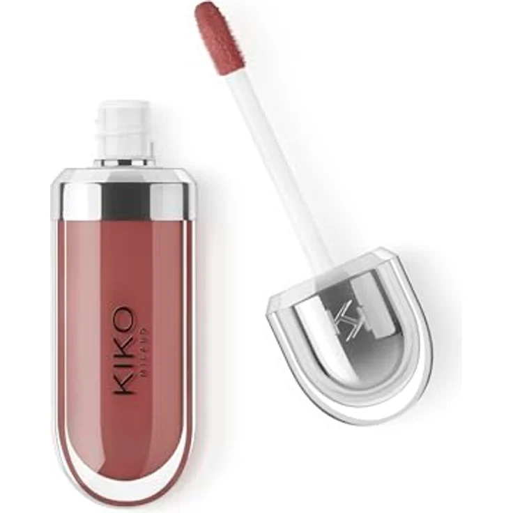 KIKO Milano 3D Hydra Lipgloss, Hydratisierendes Lipgloss mit hohem Glanz und feuchtigkeitsspendender Formel, Farbton 21 Brun Rose, 6.5 ml – Bild 1