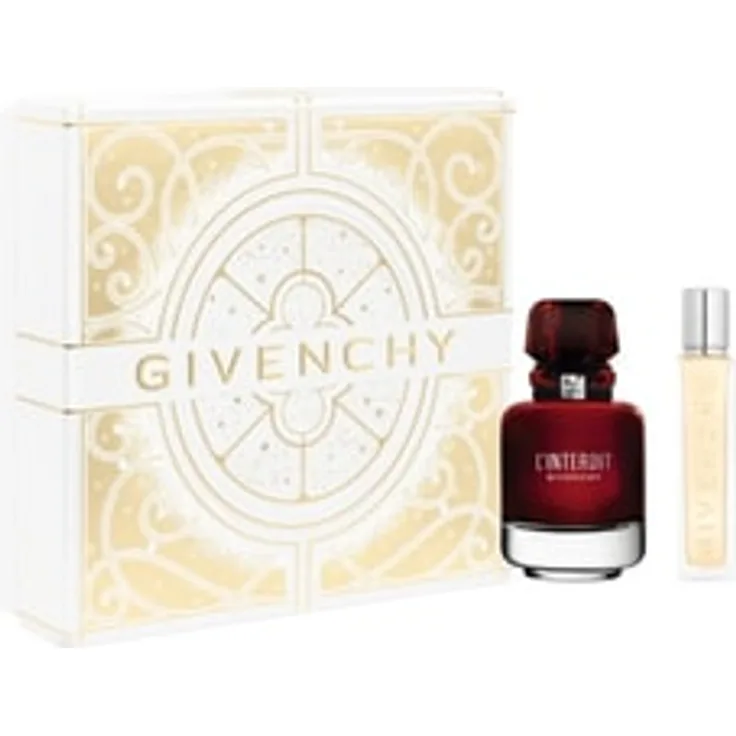 GIVENCHY L'Interdit Rouge Duftset, Damen Eau de Parfum 50 ml und Reisespray 12,5 ml, verführerischer Duft in rotem Design
