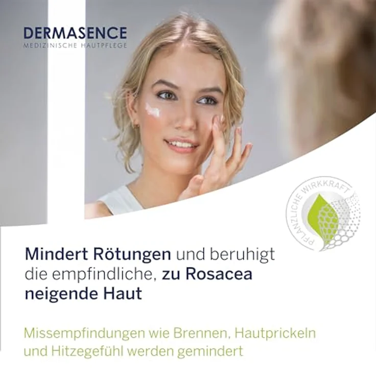 Dermasence Rosami Tagespflege Lf50 50 ml, mit pflanzlichem 5-fach-Wirkkomplex – Bild 3