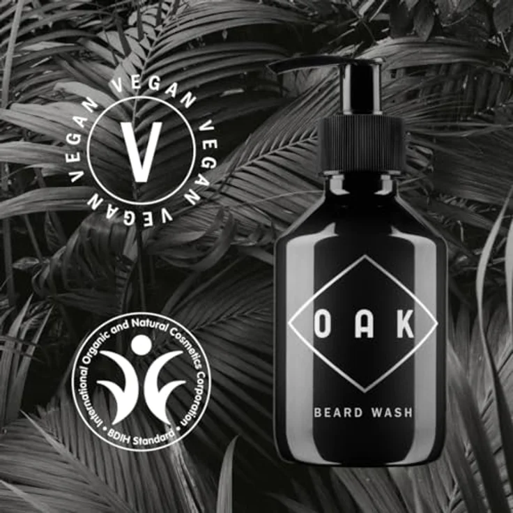 Oak Beard Wash 200 ml, flüssige Textur, für Herren empfohlen  – Bild 5