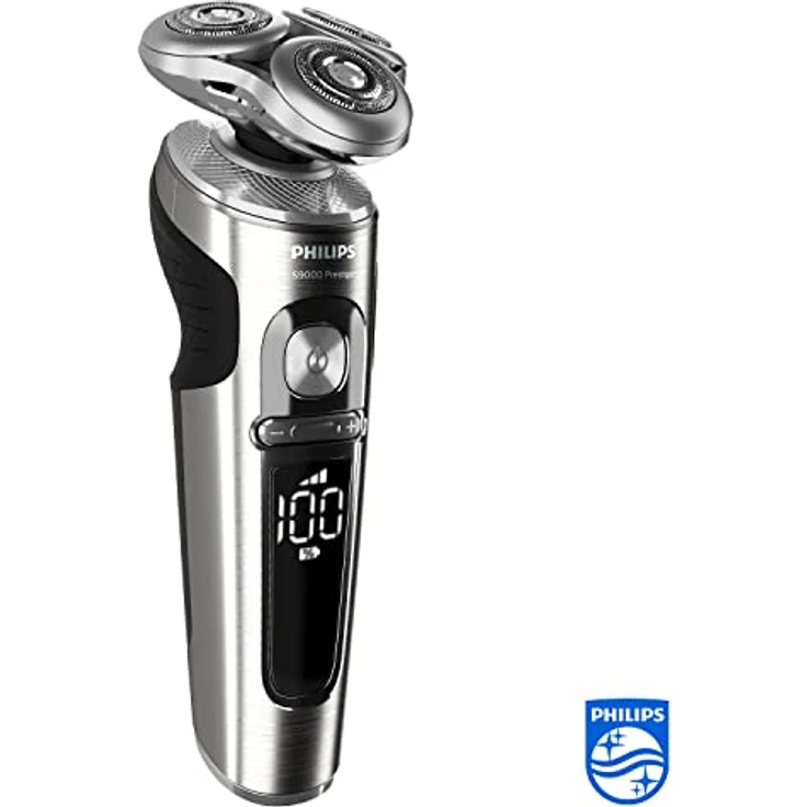 Philips SP9820-18 Elektrischer Nass- und Trockenrasierer Series 9000 Prestige mit Nano-Tech Präzisionsklingen, Präzisionstrimmer – Bild 3