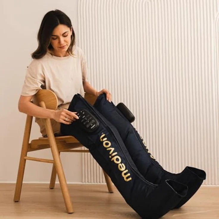 Medivon Aeria Compression Massager, vielseitiges Massagegerät mit LED-Schirm für Muskelregeneration und verbesserte Blutzirkulation – Bild 5
