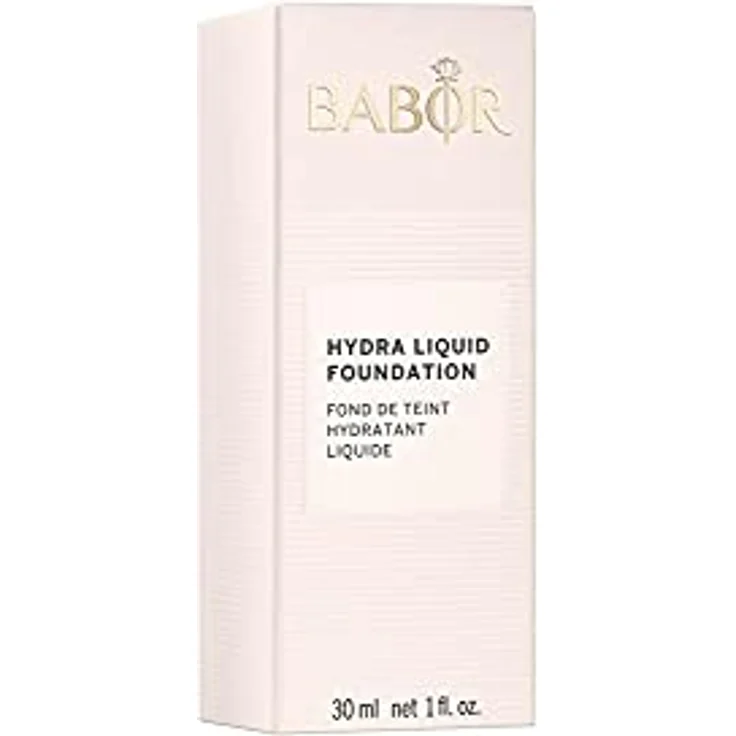 BABOR MAKE UP Hydra Liquid Foundation, Make-up für trockene Haut, Mit Hyaluronsäure, Mittel stark deckend, Langanhaltend, 06 natural, 1 x 30 ml – Bild 2