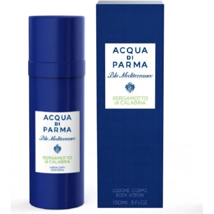 Acqua Di Parma Bergamotto Body Lotion, feuchtigkeitsspendende Körpercreme mit Mandel-, Oliven- und Traubenkernöl, 150 ml