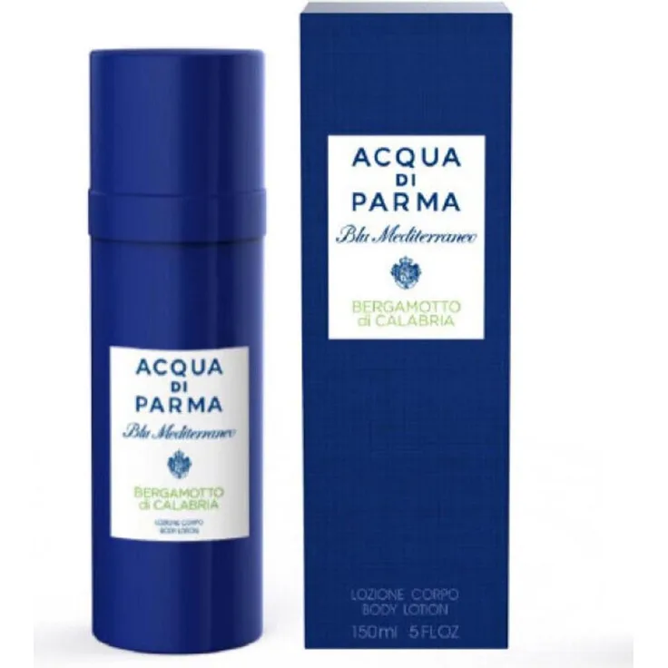 Acqua Di Parma Bergamotto Body Lotion, feuchtigkeitsspendende Körpercreme mit Mandel-, Oliven- und Traubenkernöl, 150 ml
