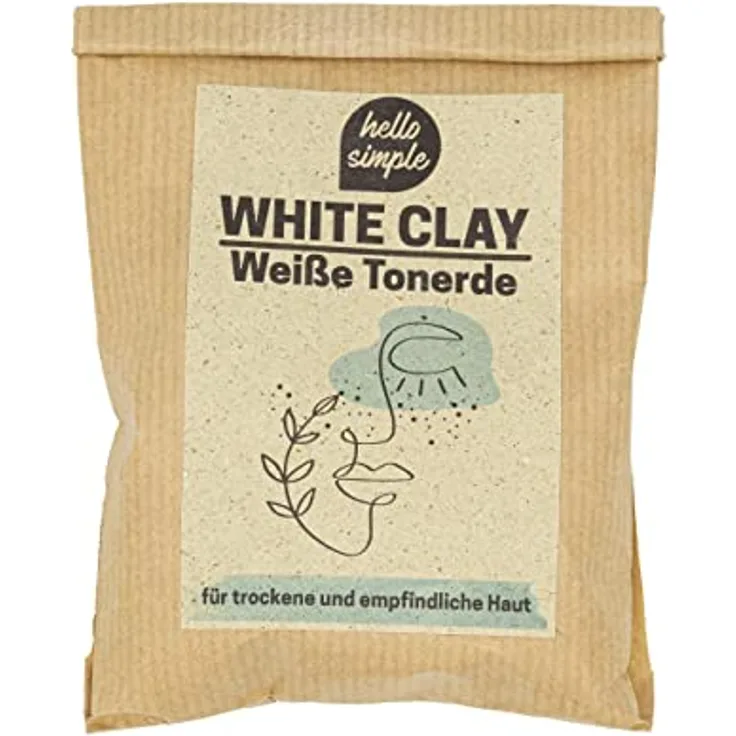 hello simple - Tonerde für Gesichtsmaske - Zero Waste – 120g