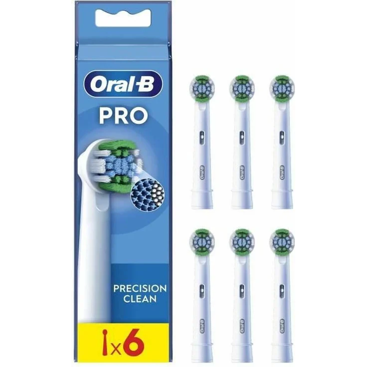 Oral-B Pro Precision Clean, Zahnbürstenkopf mit X-förmigen Borsten, 6er Pack – Bild 1