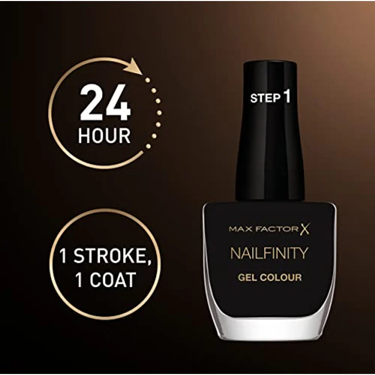 Max Factor Nagellack, 900 Film Noir, 1er Pack (1 x 12 ml) – Bild 3