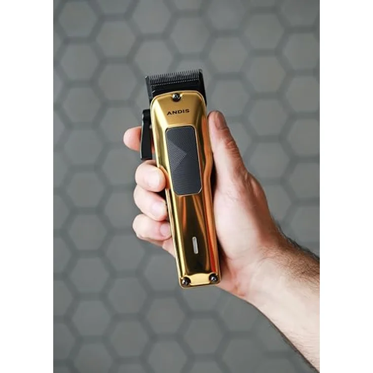 Andis 562118 Professioneller Haarschneider mit/ohne Kabel, verstellbare DLC Phaze-Klinge für präzises Schneiden, Gold – Bild 6