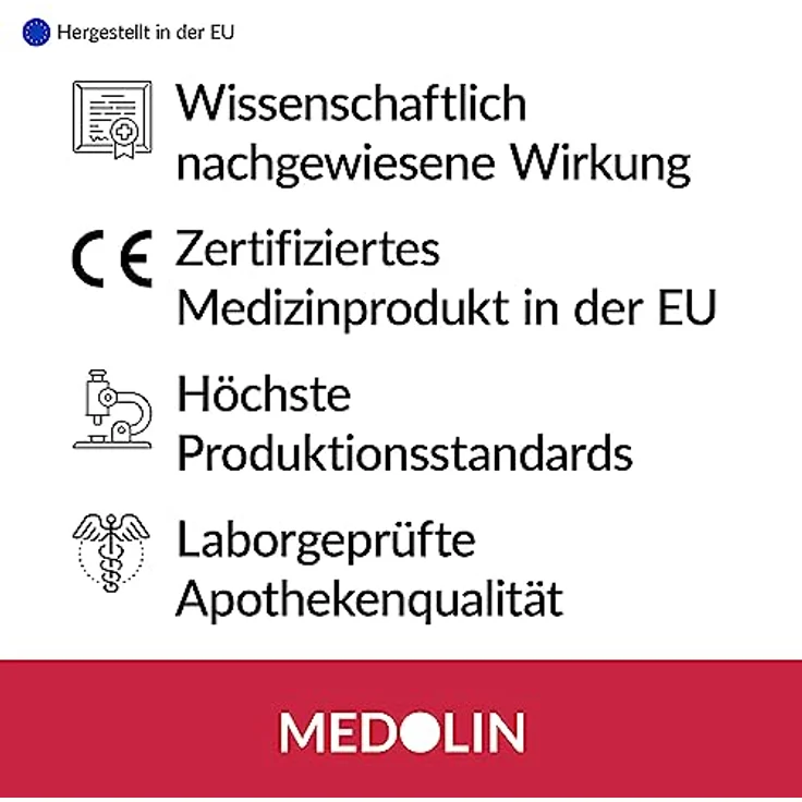 Medolin® Nagelpilz Lösung - Effektiver Nagellack mit belegter Wirkweise - Lack Behandlung für schöne & gepflegte Nägel - Geeignetes Mittel für Fuß & Hand | Nagelhärter, 10 ml – Bild 5